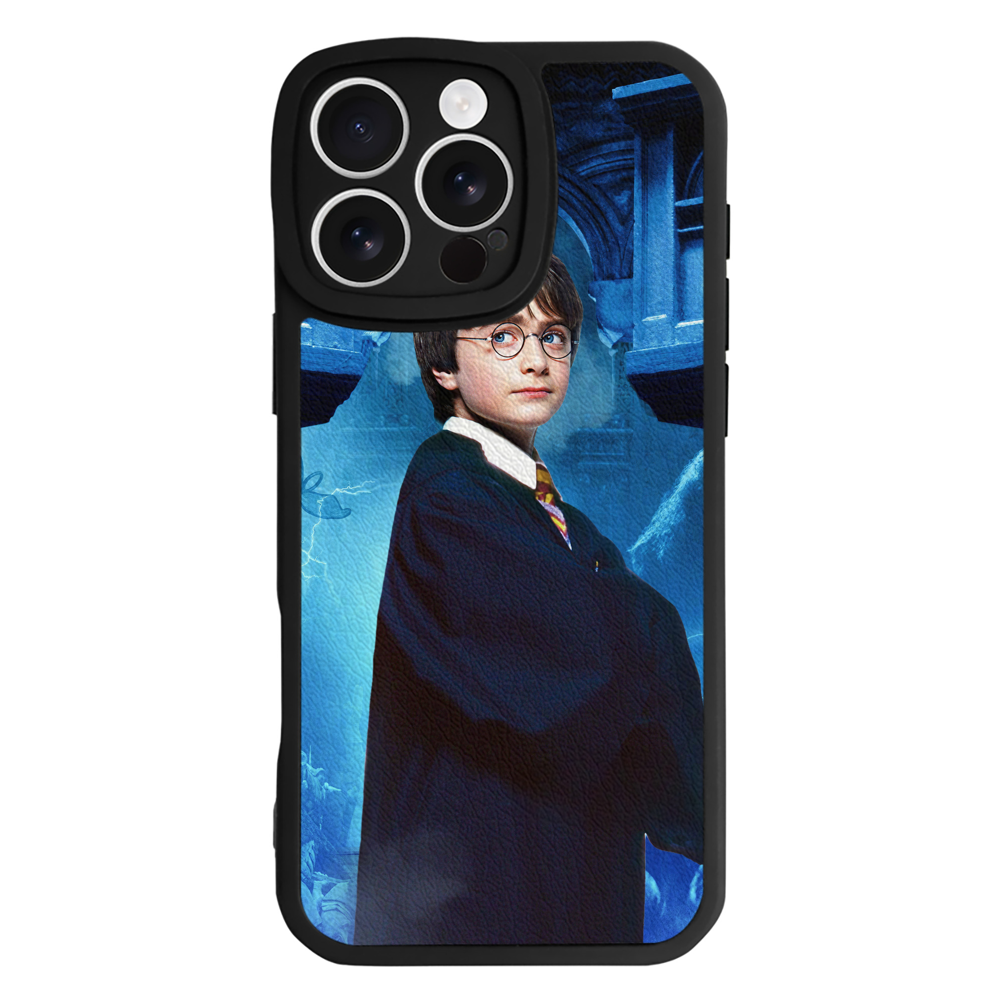（画像用） Harry Potter ハリー・ポッターシリーズ 【iPhone 16シリーズ対応】シリコンスマホケース（レザー調） 材質：シリコン